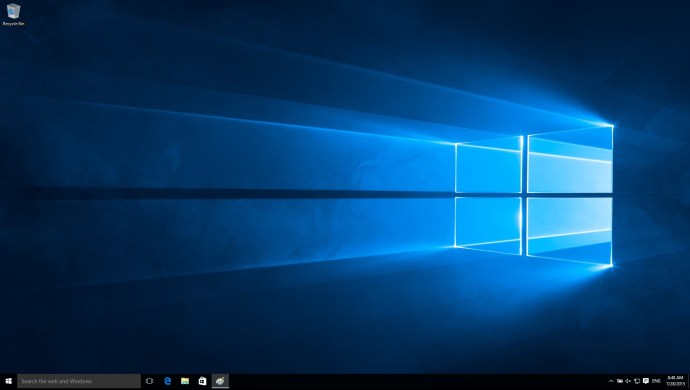 Revizuire Windows 10: desktop
