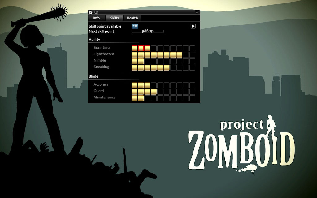 Cum să utilizați punctele de abilitate în Project Zomboid