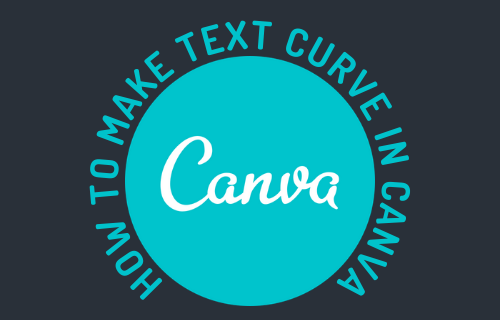 So erstellen Sie eine Textkurve in Canva