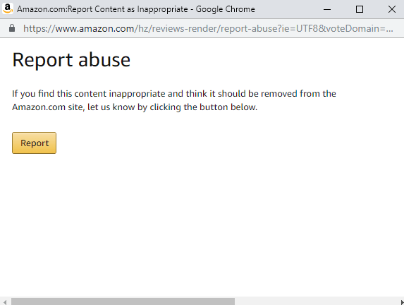 Amazon raportează abuz