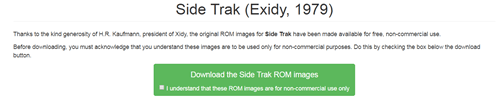 SIDE TRACK ROM