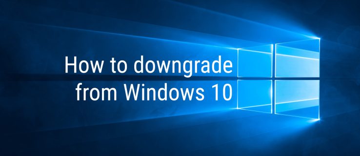 Windows 10'dan Windows 8.1 veya Windows 7'ye nasıl düşürülür