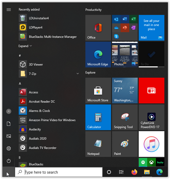 Donmuşsa Windows 10 Başlat Menüsü Nasıl Onarılır