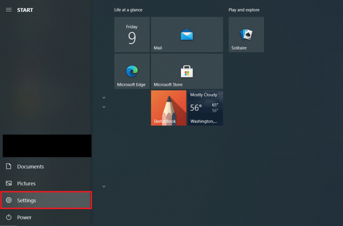 Microsoft Windows 10 배경 화면을 변경하는 방법 - 설정 시작 메뉴