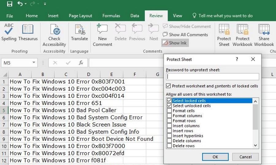 Excel에서 수식을 잠그는 방법