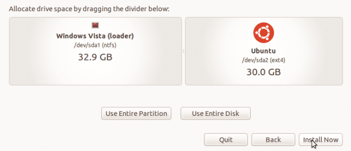 So installieren Sie Ubuntu von einem USB-Stick: Schritt fünf