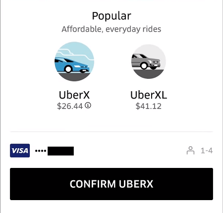 So bestellen Sie Uber für jemand anderen