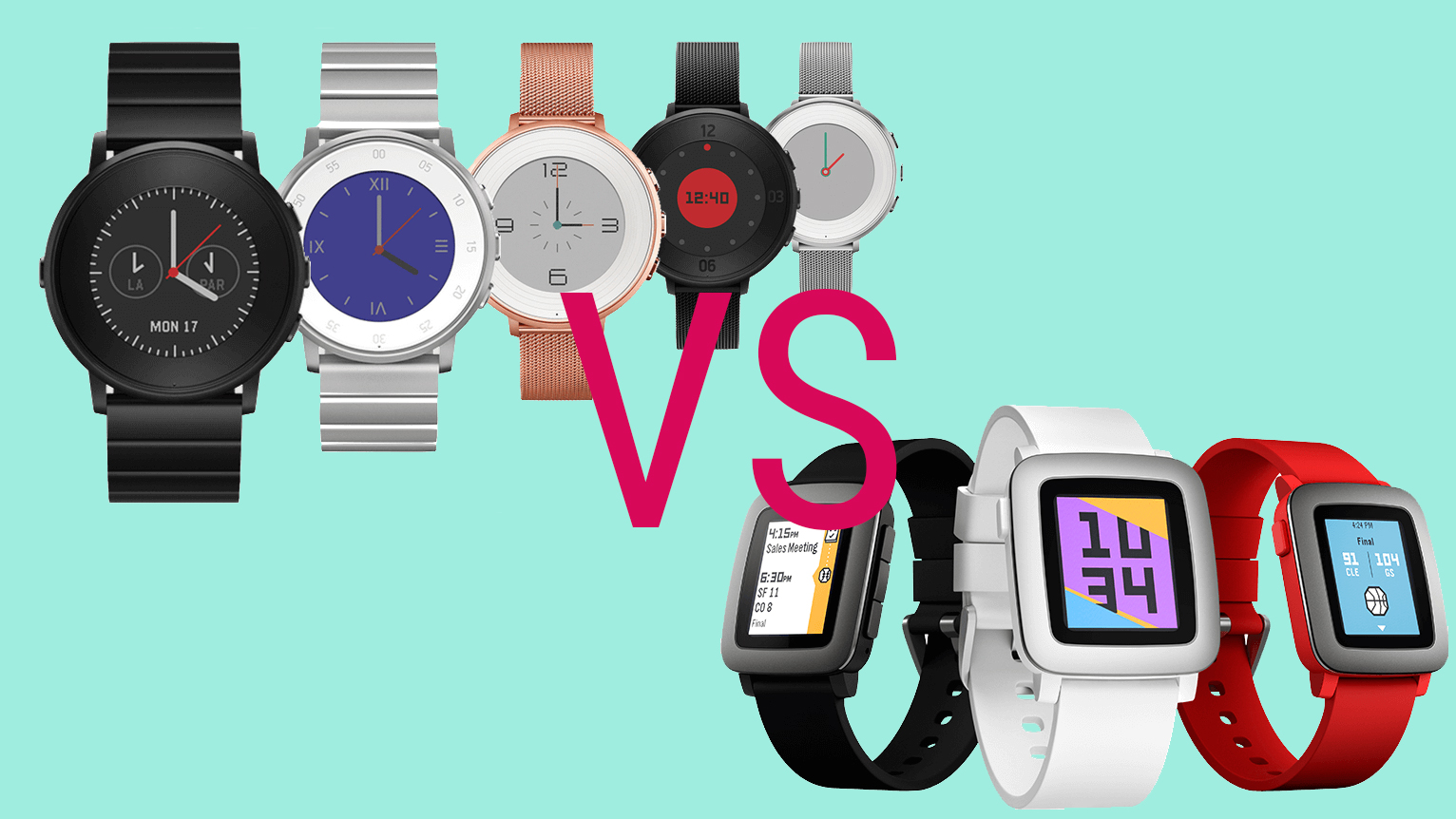 Pebble Time vs Pebble Time Round: Für welche Smartwatch lohnt es sich, das Portemonnaie zu öffnen?