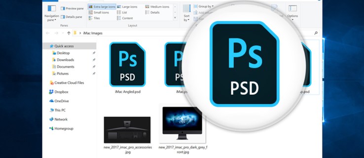 Windows 10 파일 탐색기에서 PSD 아이콘 미리보기를 표시하는 방법