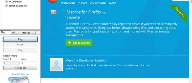 Comment enregistrer des macros dans Firefox et Google Chrome