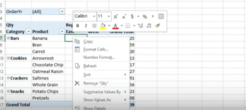 Supprimer la flèche déroulante dans Excel