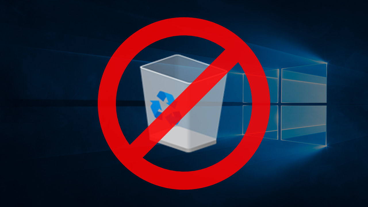Как удалить корзину с рабочего стола Windows 10