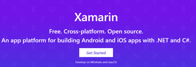 Xamarin Microsoft sayfası