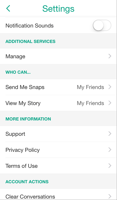Snapchat-конфиденциальность